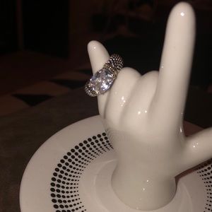 Sterling silver CZ ring
